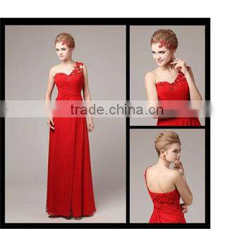 Newest Strapless Ruffle Royal Blue Floor length Bridesmaid Dresses Patterns bm00067