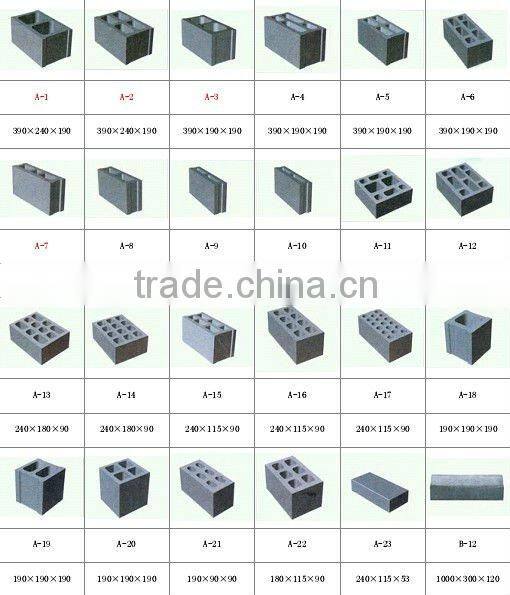 CE certifed QT series block machine&block machinery&block making machinery