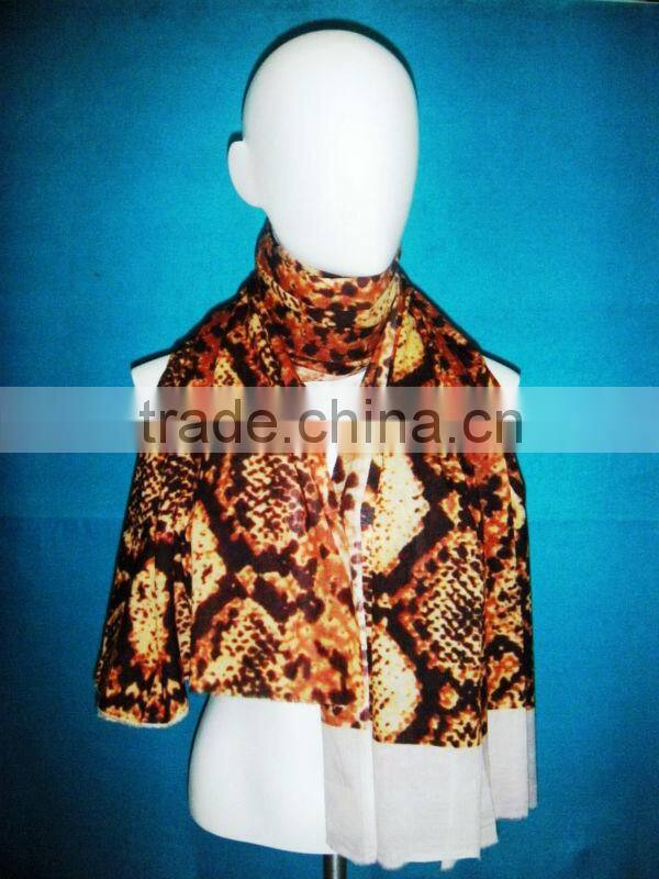 Viscose new design digital print scarf