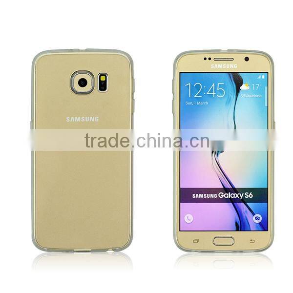 Silicone TPU & Hard plastic combo high impact shield phone case cover for Samsung galaxy S6