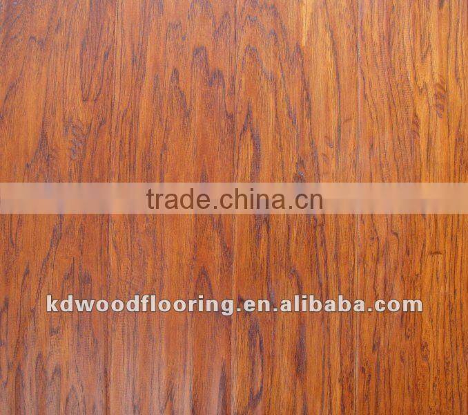 Multilayer Hand scraped American hickory enginnered flooirng