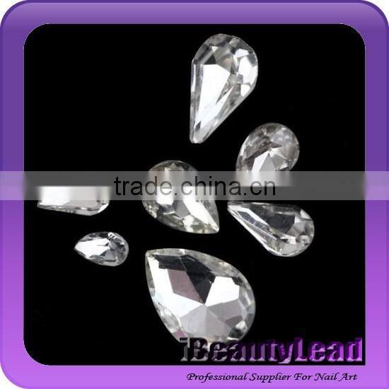 New nail waterdrop rhinestone nail rhinestone decoration different size