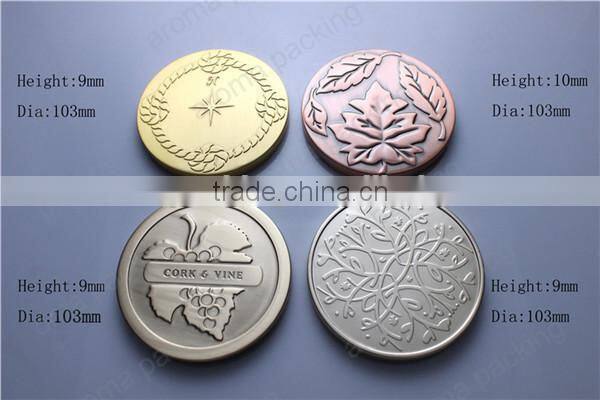 Luxury Brand Candle Illuma-Lid Alloy Lid For Candle Jar