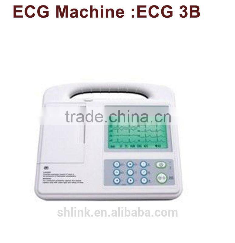 Digital portable ecg machine ECG 3B ECG Monitor