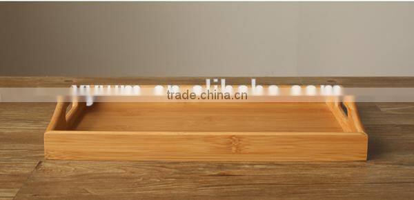 TR001 Bamboo Home Basics Serving Tray with handle