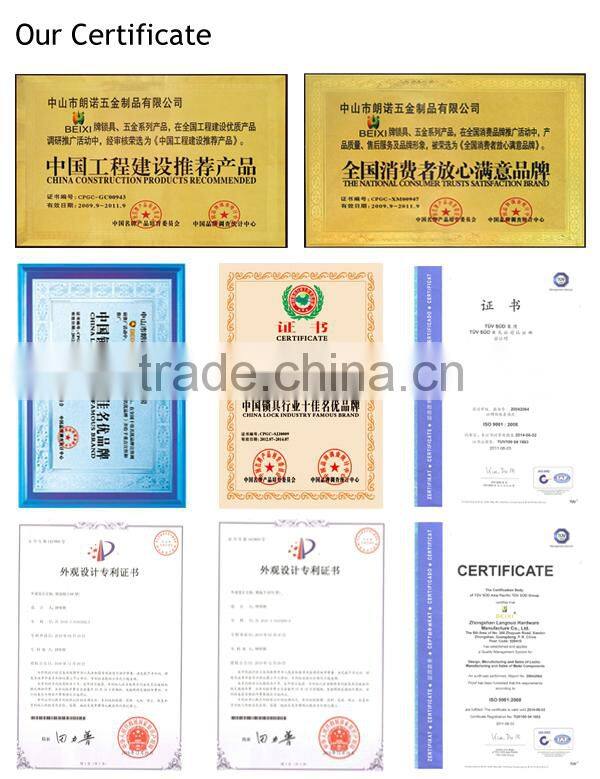 High quality luxury zinc alloy antique copper finish handle set lock & lock