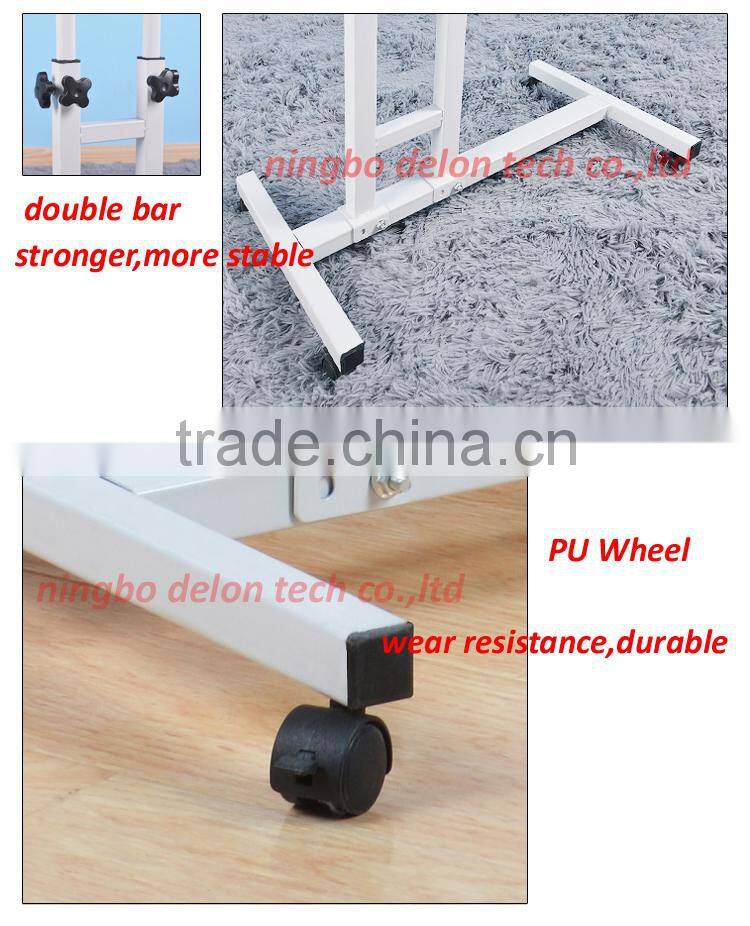 adjustable double tube metal computer holder laptop stand pc mount bracket rack