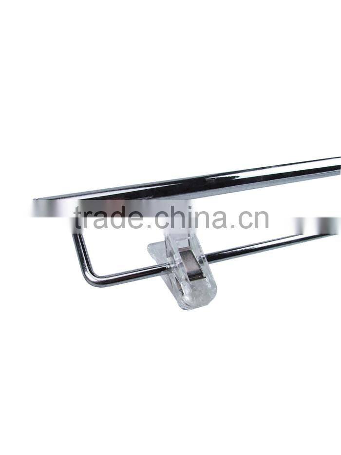 Factory Direct Sale Supermarket Shelf Banner Holder Metal display stand