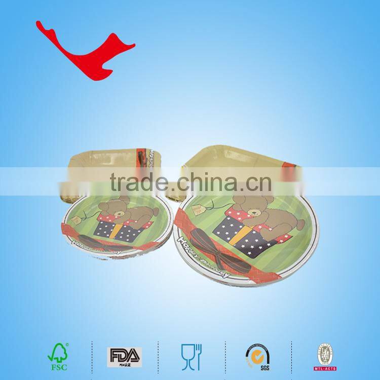 40*40cm,1/4 folded printed tissue paper napkin towel for Brithday Day Party