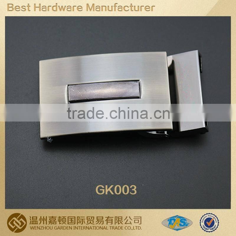GK003 Wenzhou custom designed 35mm zinc alloy army buckle belt buckle