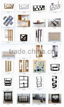 2015 cheap oak effect 4 tier bookshelf unit for sale