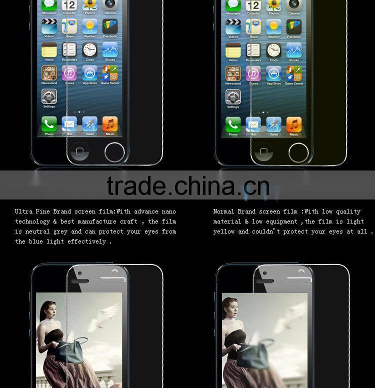 Japan blue light cut film /anti-blue light screen protector for Iphone 5s mobile phone