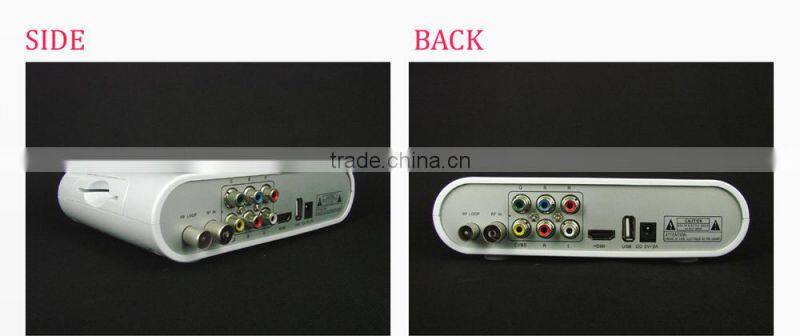 Mini Design Charming White Color MPEG4 DVB-C Digital Cable TV Set Top Box
