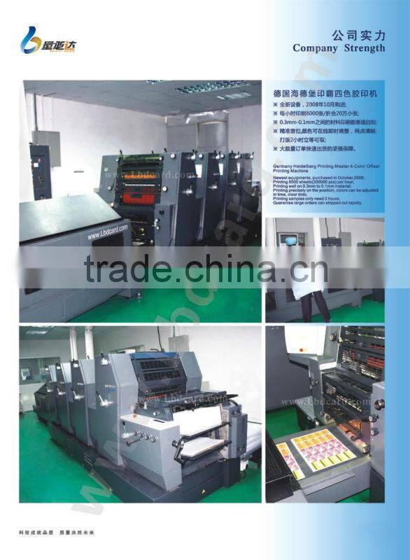 Trasparent Plastic Business Card