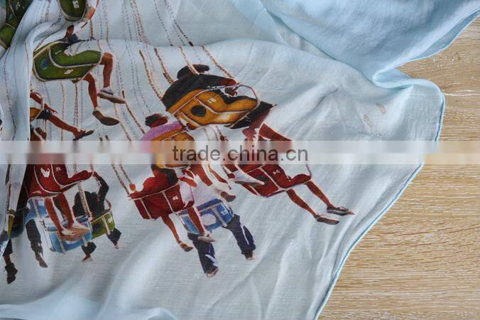 Fashion Custom Design Chiffon Shawl