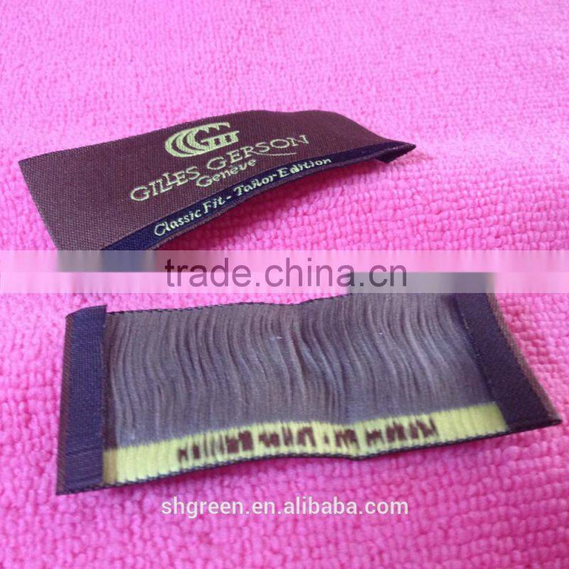 well-known nylon taffeta main woven patch