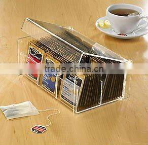 acrylic tea bag case