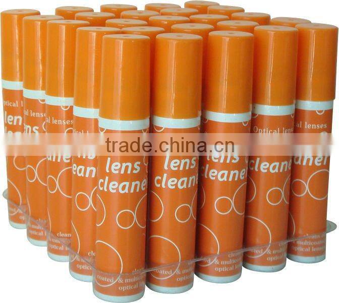 30ml spray lens cleaner in display, use for computer, sunglasses