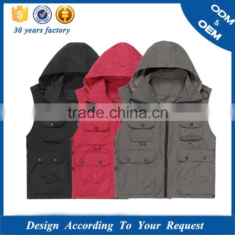 High quality multi function photo work mesh travel vest