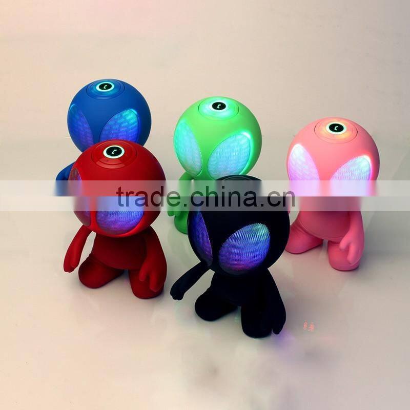 New gadget 2016 stereo usb flash drive bluetooth led speaker