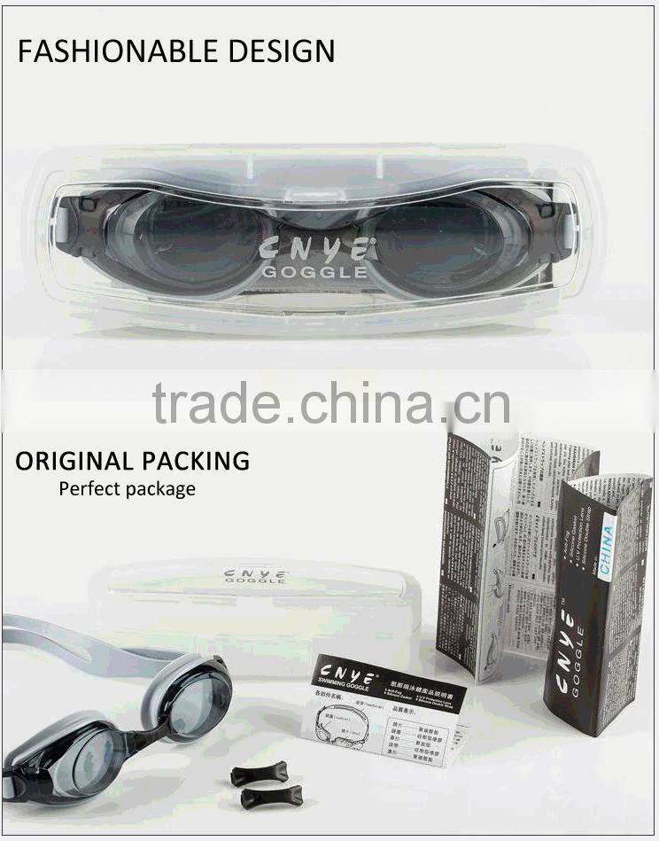 EU pro-environmental water proof swim goggle with free ear plug swim goggle