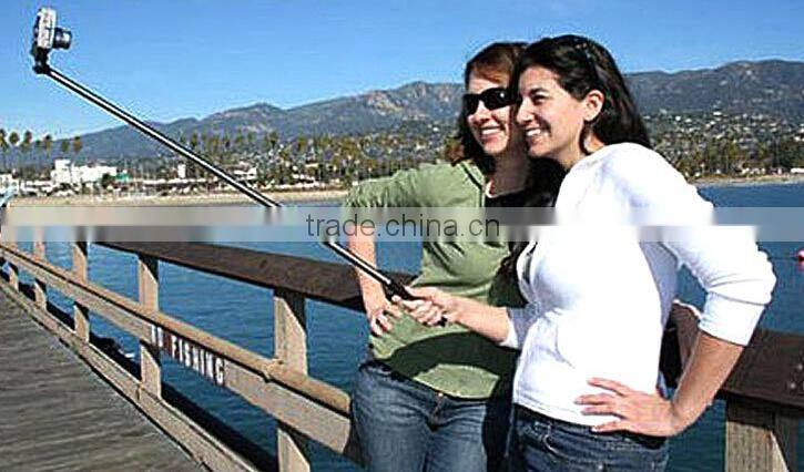 Selfie mobile phone monopod with wire/selfie monopod/monopod