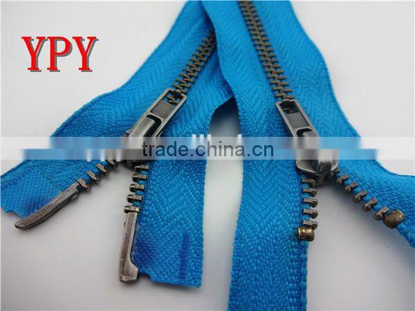 top sale metal zipper with blue tape