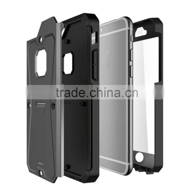 2016 new design stand mobile phone case for iphone 6 case with stent