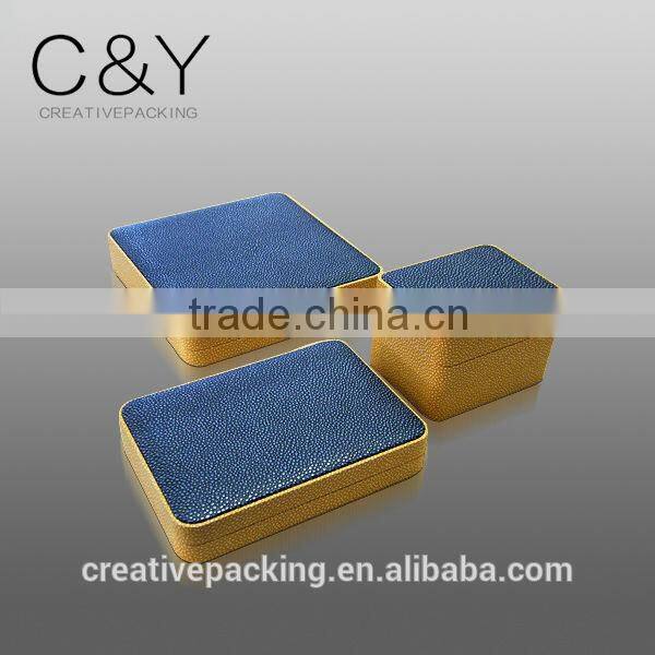 Princess pink style leather jewelry gift box with lock