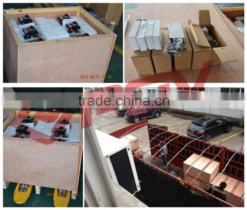 Wafer type plastic upvc 24v on off electric pipe butterfly valve