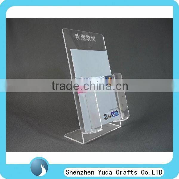 Single pocket brochure holder for fashion shops banks