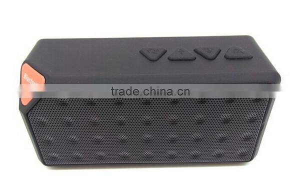 Mini Portable Bluetooth Wireless Speaker with TF Card/FM/Audio in Function