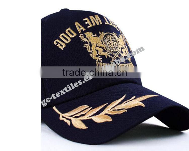 China supplier alibaba 100% cotton twill big fashion flat embroidery design baseball cap with velcro back