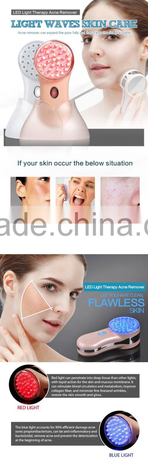 2 in 1 Red and Blue LED Therapy Ance Treatment Machine