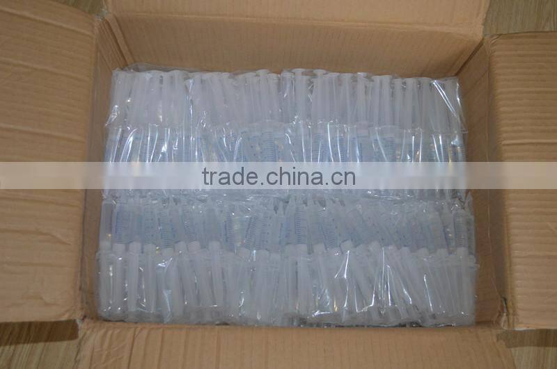 teeth whitening gel with CP HP or non-peroxide for bleaching tooth