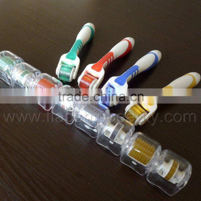 4 bio lights skin photon derma roller dermaroller led