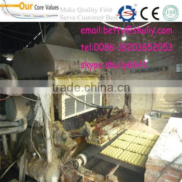 2014 hot egg tray machine/ pulp molding egg tray machine 4*8