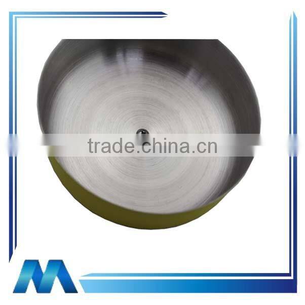 round stainless steel unique butter dish