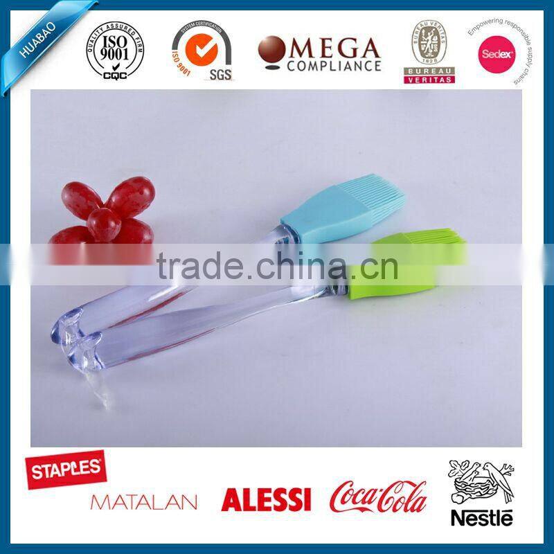 mordern desigh high quality best selling 2pcs silicone BBQ tool set