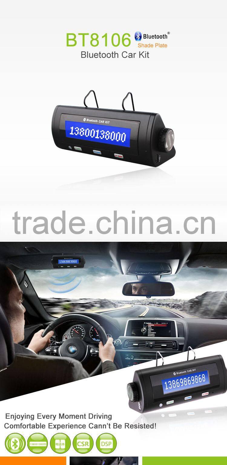 multi-function professional bluetooth hangdsfree car kit
