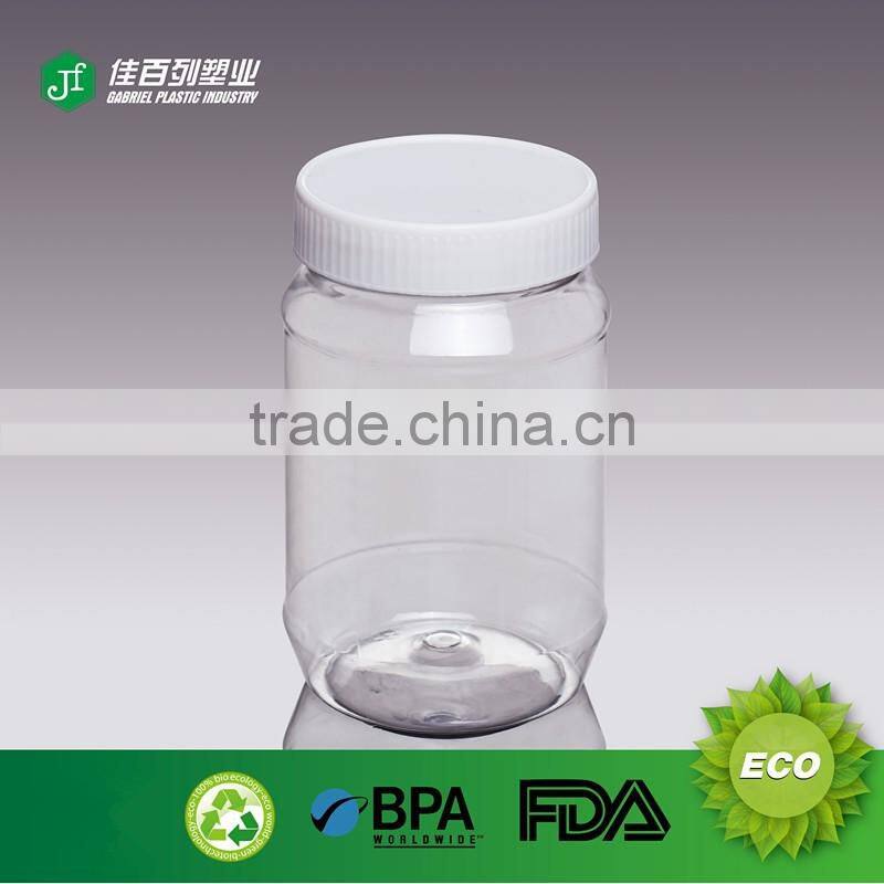 China supplier online shopping new design empty PET Food Grade clear 8oz plastic jar