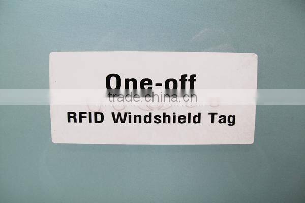 RFID Windshield Sticker RFID Vehicle Tag for Vehicle Tracking System