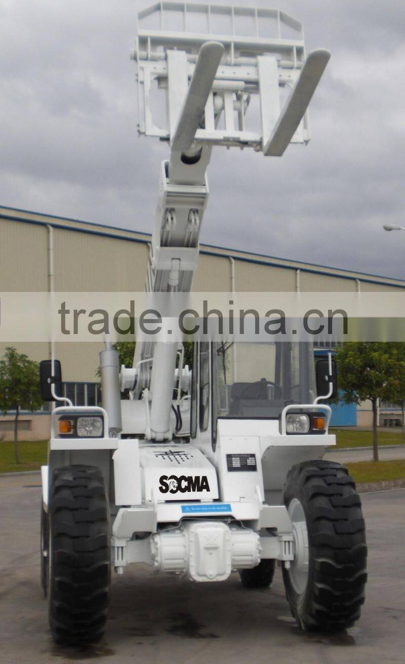 SOCMA HNT25-4 Small Telehandler 4 Wheel Drive China New Telescopic Forklift for Sale