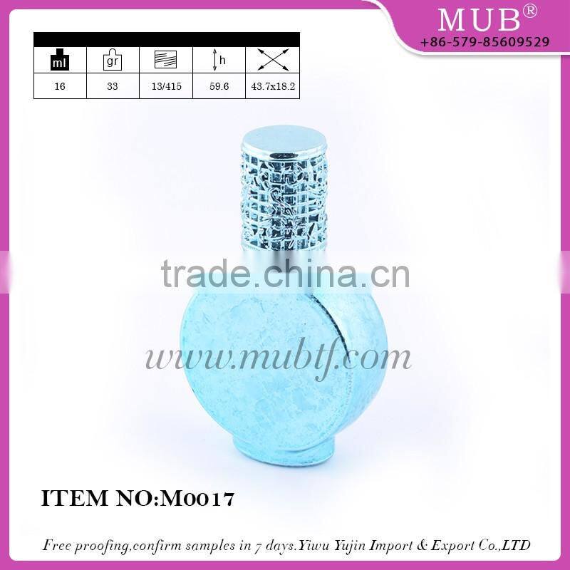 M0014 roll bottle glass bottle aluminum perfume bottle wholesale