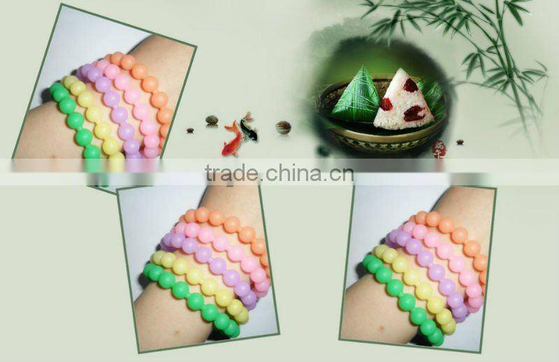 Fancy Silicone Beaded Bracelet