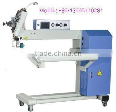 Tarpaulin hot air welding machine