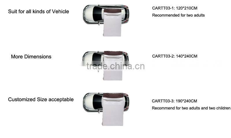 4*4 off-road truck car fiberglass car roof top tent