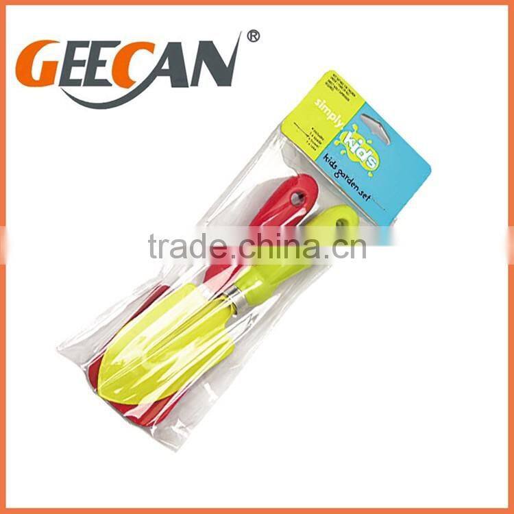 Colorful Garden 3-Piece Ergonomic Gardening Hand Tool Set Includes Trowel and Fork