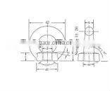 Factory manufacturer SS304 AISI316 din580 din582 lifting eye bolt and nut
