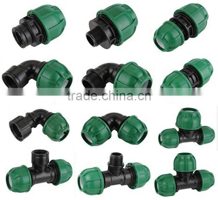 PP Compression Fittings straight coupling
